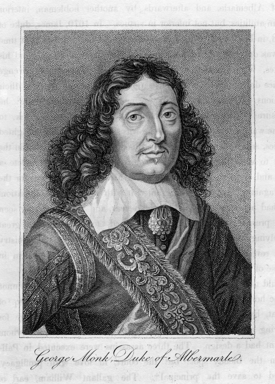 George Monck, hertug av Albemarle, engelsk soldat fra 1600-tallet av Unbekannt
