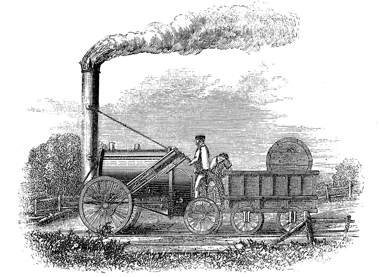 George Stephensons lokomotiv Rocket, 1829 1859 av Unbekannt