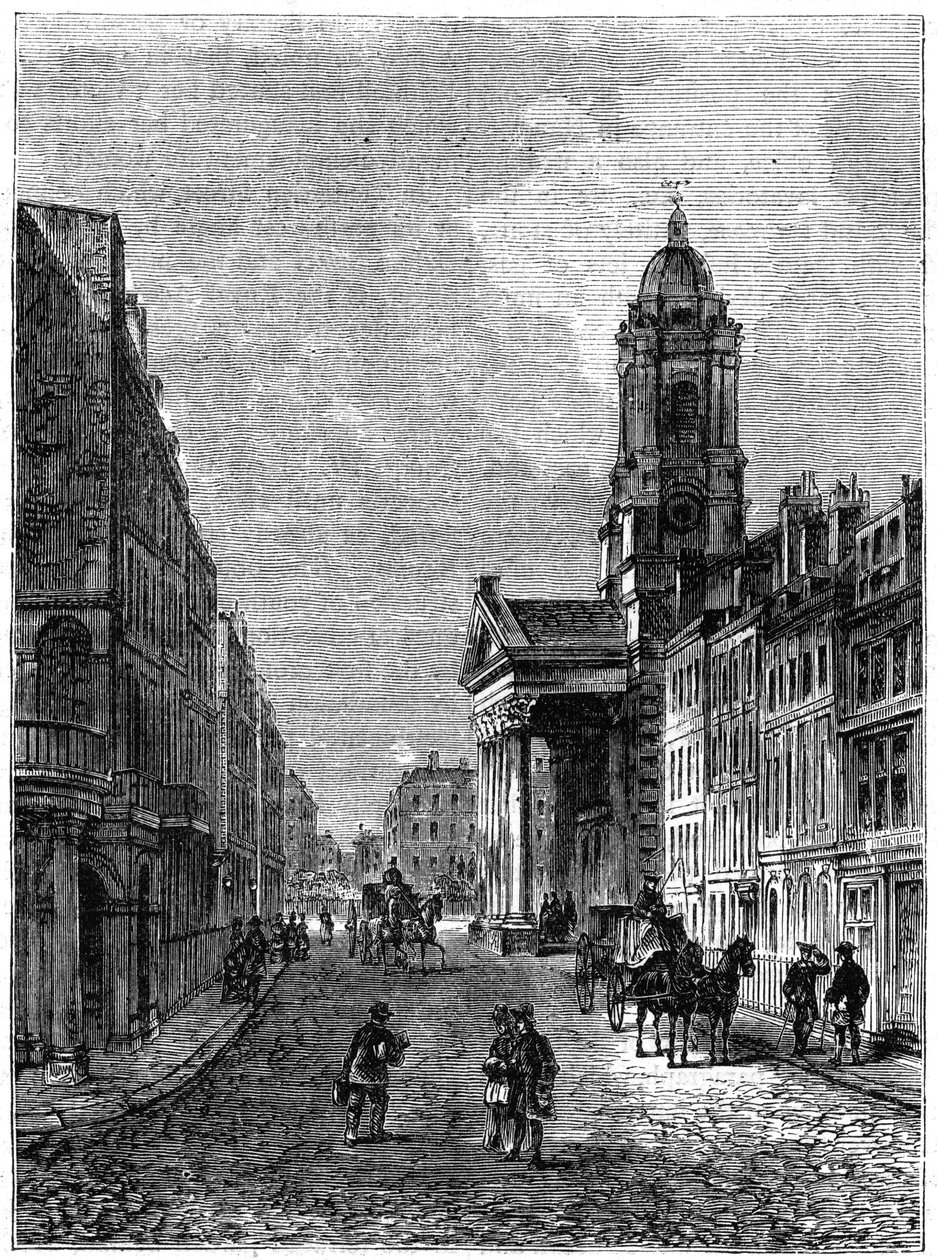 George Street, Hanover Square, London, 1800 1891 av Unbekannt