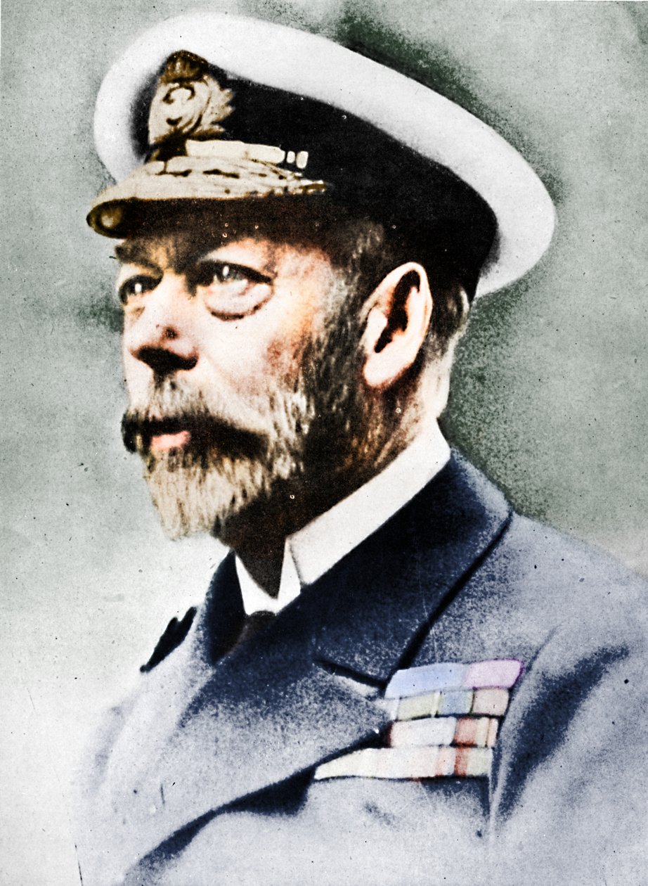 George V, konge av Storbritannia fra 1910, c1936, 1945 av Unbekannt
