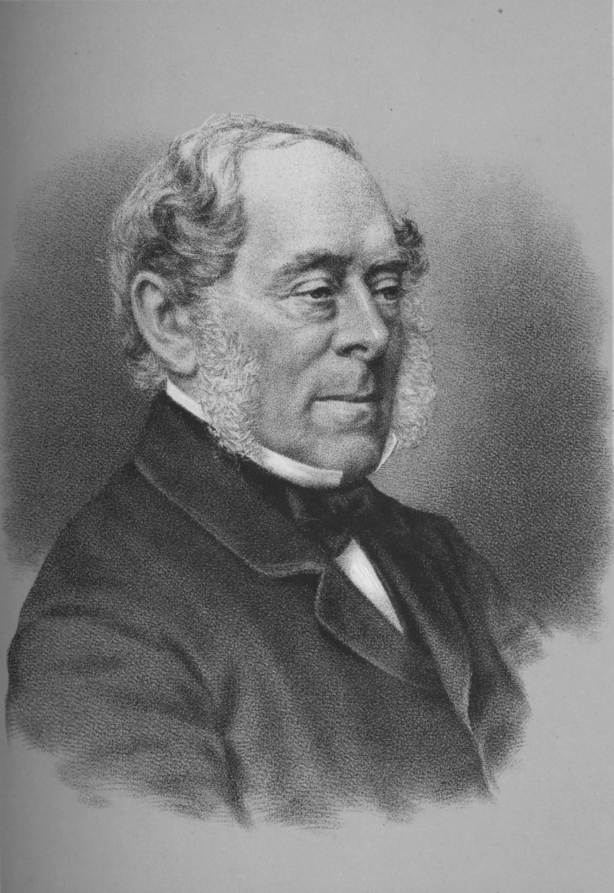 George Villiers, 4. jarl av Clarendon, britisk diplomat og politiker, c1864 1883 av Unbekannt