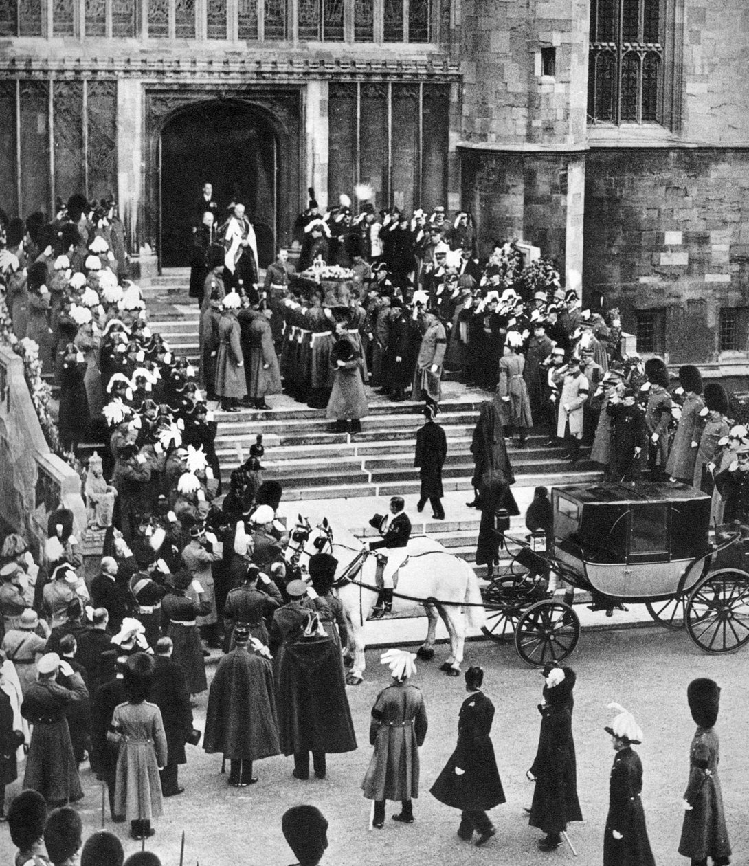 George Vs hvilested, St Georges Chapel, Windsor Castle, 28. januar 1936 av Unbekannt