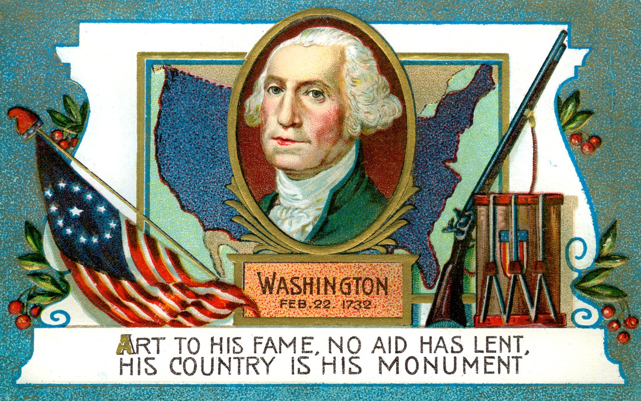 George Washington 1732-1799, amerikansk president, 1700-tallet av Unbekannt