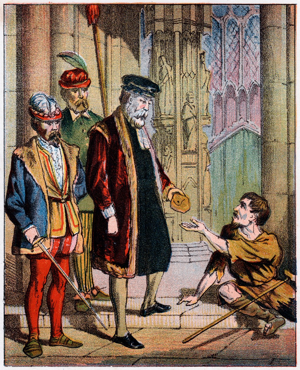 George Wishart, skotsk reformator og martyr fra 1500-tallet, midten av 1800-tallet. av Unbekannt