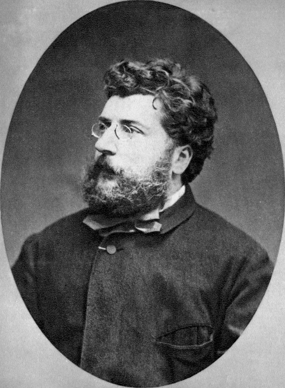 Georges Bizet , fransk komponist, 1874 av Unbekannt
