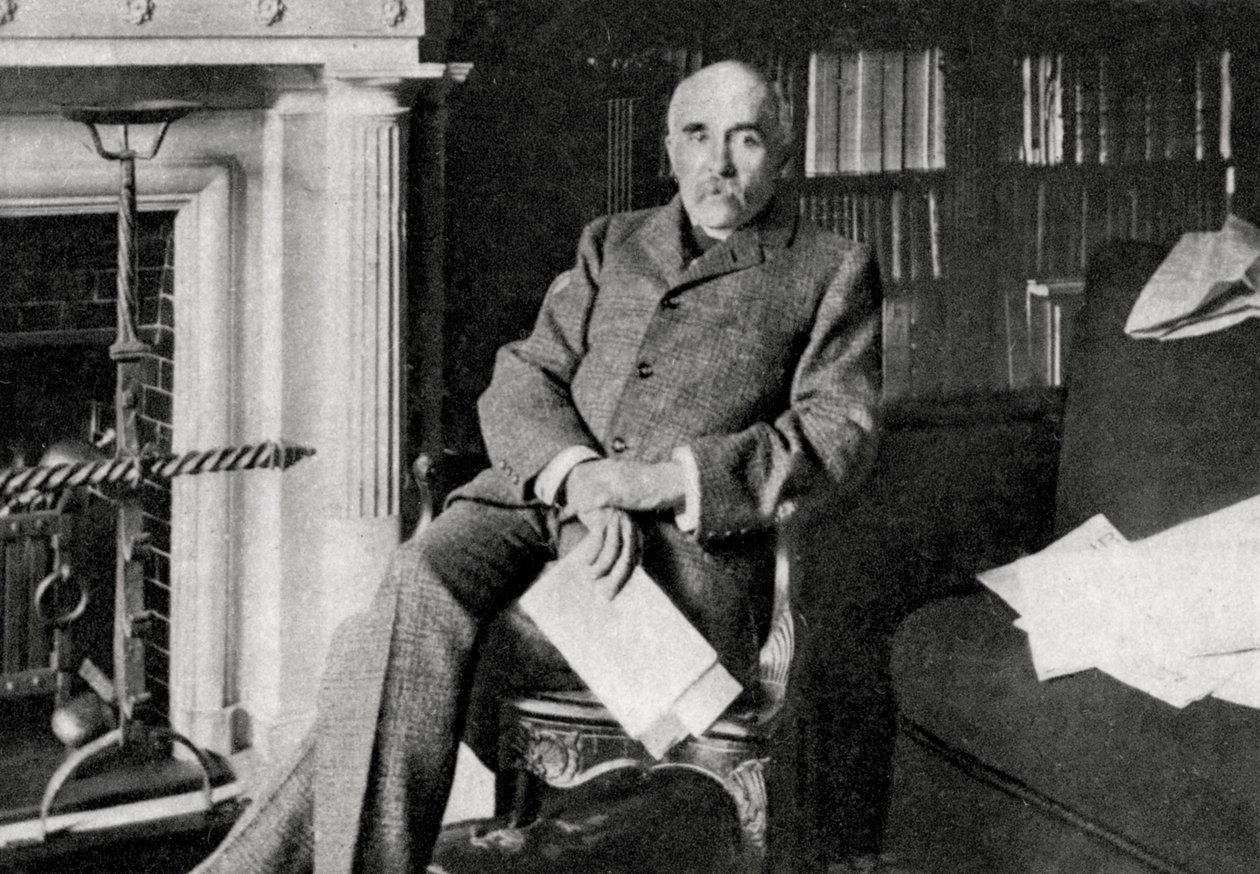 Georges Clemenceau, fransk statsmann, 1886 av Unbekannt