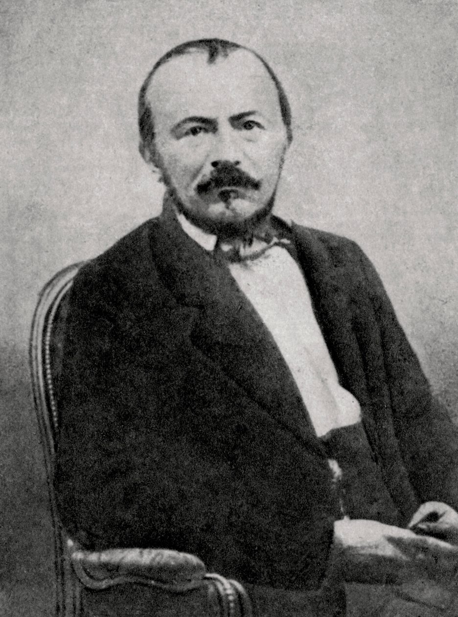 Gerard de Nerval, fransk poet, 1855 av Unbekannt