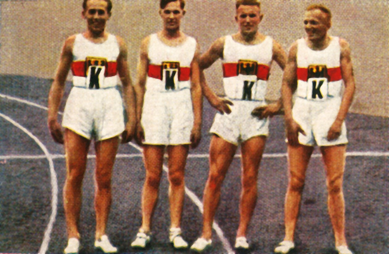 Tysk 4x400m stafettlag for menn, 1928. av Unbekannt