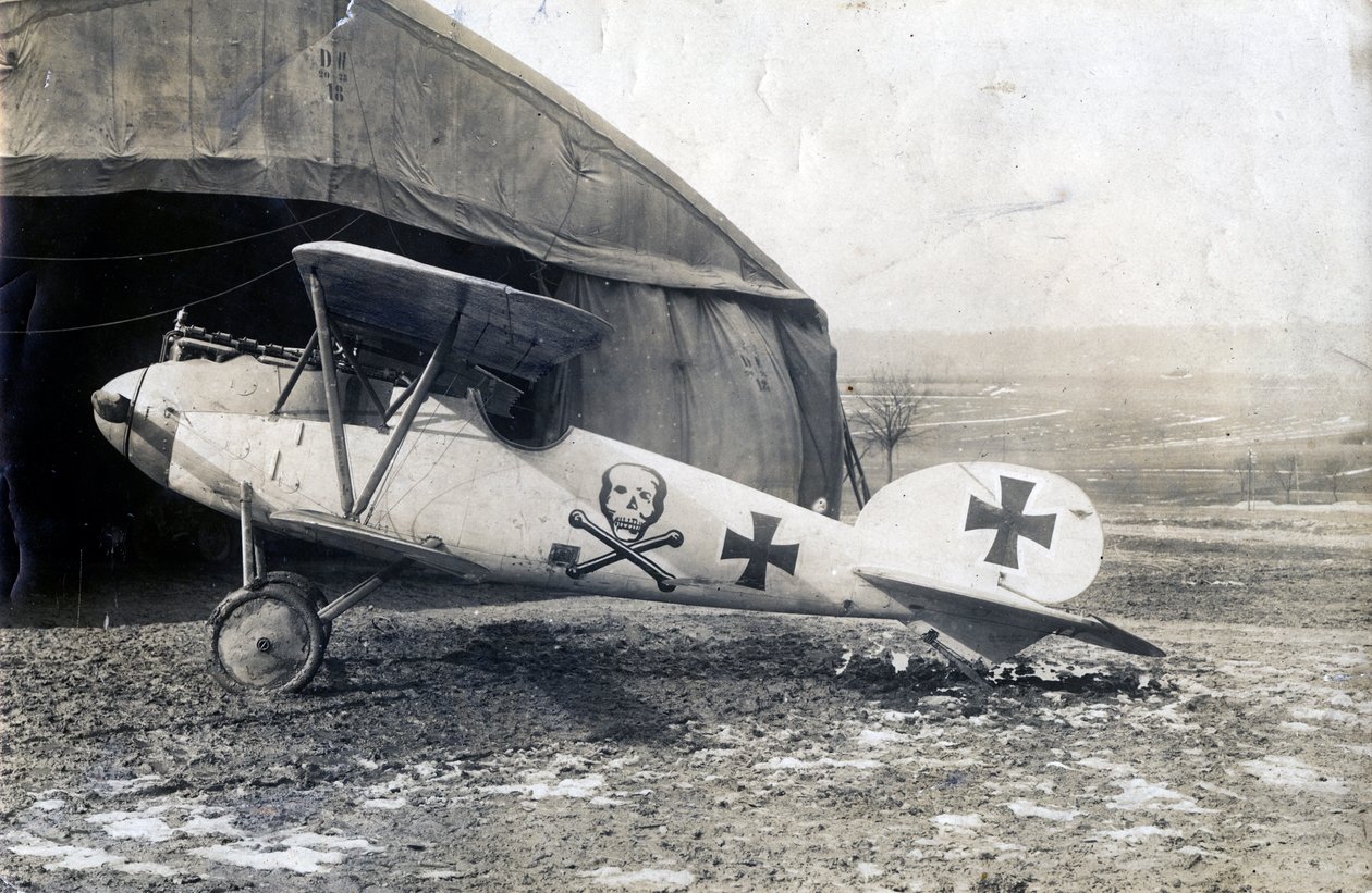 Tyske Albatros DV, Souilly, Frankrike, 2. januar 1918 av Unbekannt