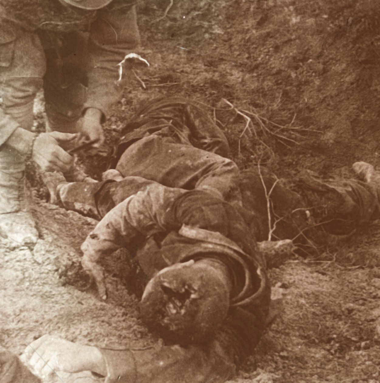 Tysk kropp, Champagne, Nord-Frankrike, 1915 av Unbekannt