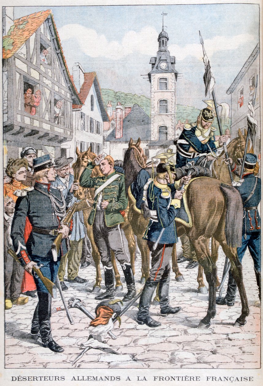 Tyske desertører ved den franske grensen, 1903 av Unbekannt
