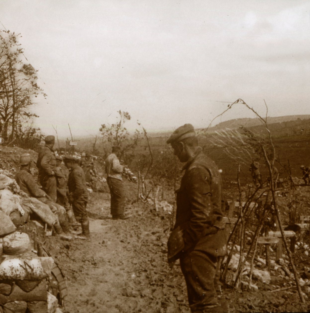 Tysk frontlinje, Verdun, Nord-Frankrike, c1914-c1918 av Unbekannt