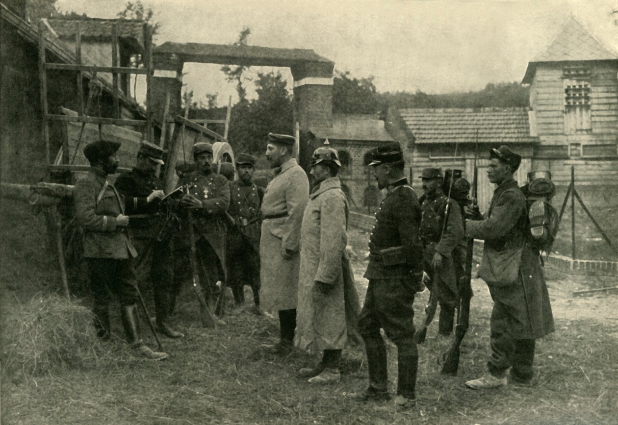 Tyske fanger, første verdenskrig, 1914, c1920. av Unbekannt