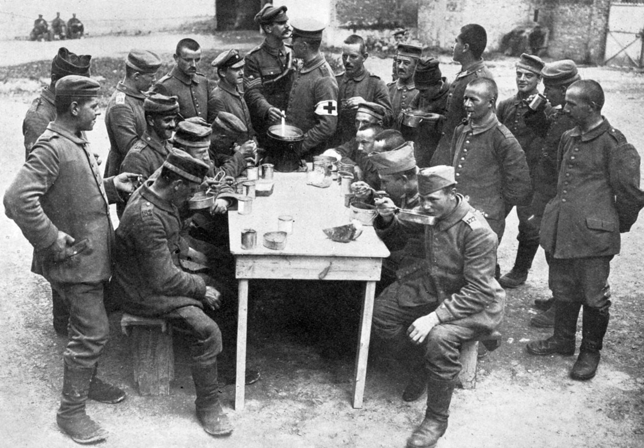 Tyske krigsfanger, første verdenskrig, 1914-1918, c1920 av Unbekannt