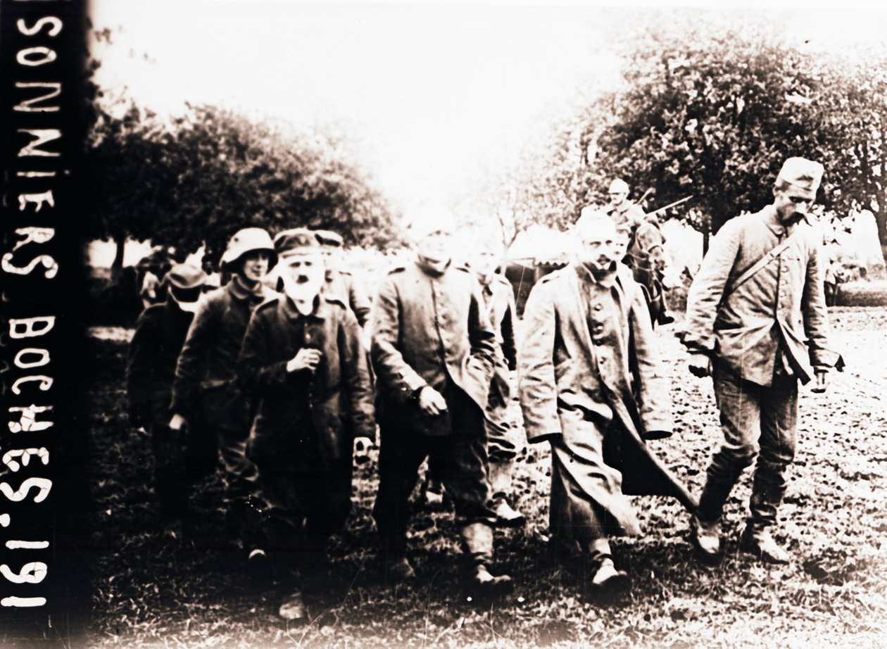 Tyske krigsfanger, c1914-c1918 av Unbekannt
