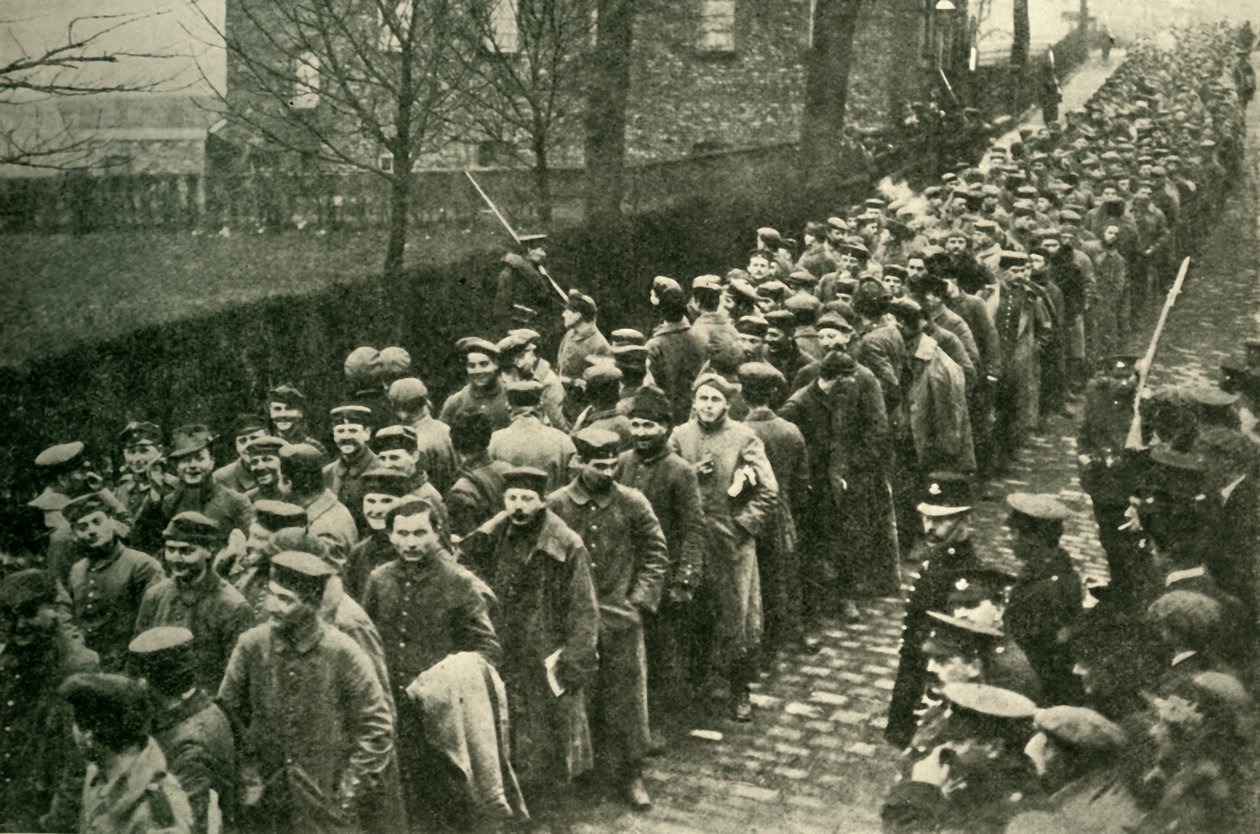 Tyske krigsfanger i Storbritannia, første verdenskrig, 1915, c1920. av Unbekannt