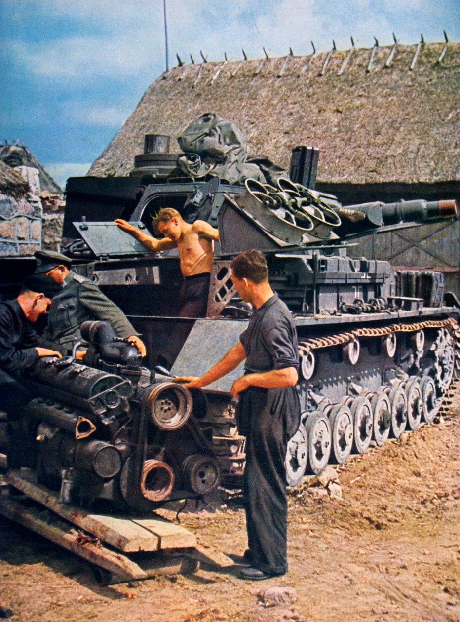Tyske soldater i det okkuperte Frankrike, 1943 av Unbekannt