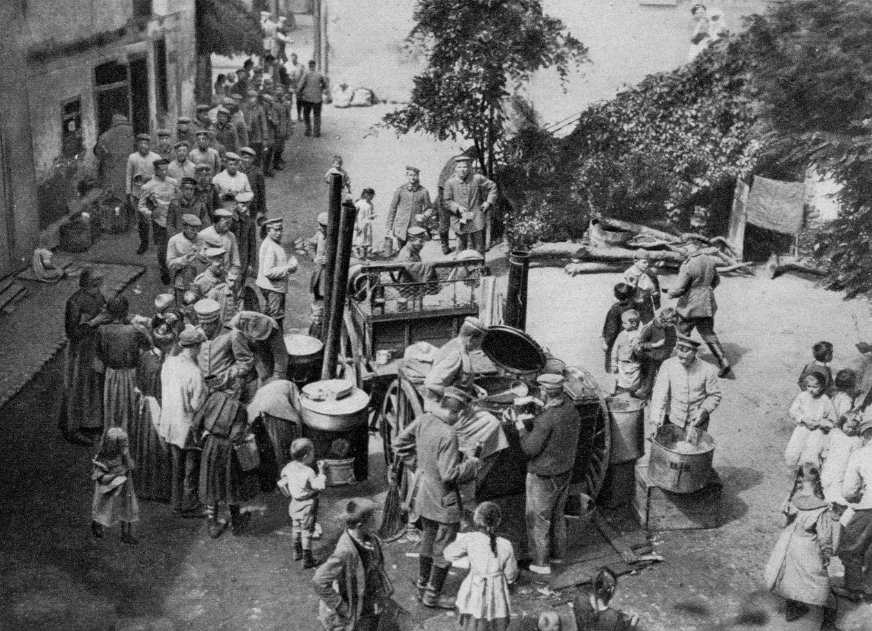 Tysk reisekjøkken, Vosges, Frankrike, første verdenskrig, 1916 av Unbekannt