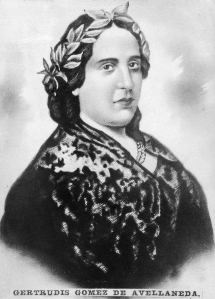 Gertrudis Gomez de Avellaneda , cubansk født spansk forfatter og politisk aktivist, c1910 av Unbekannt