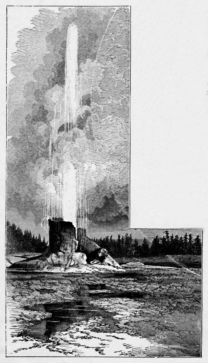Kjempegeyser, 1883 av Unbekannt