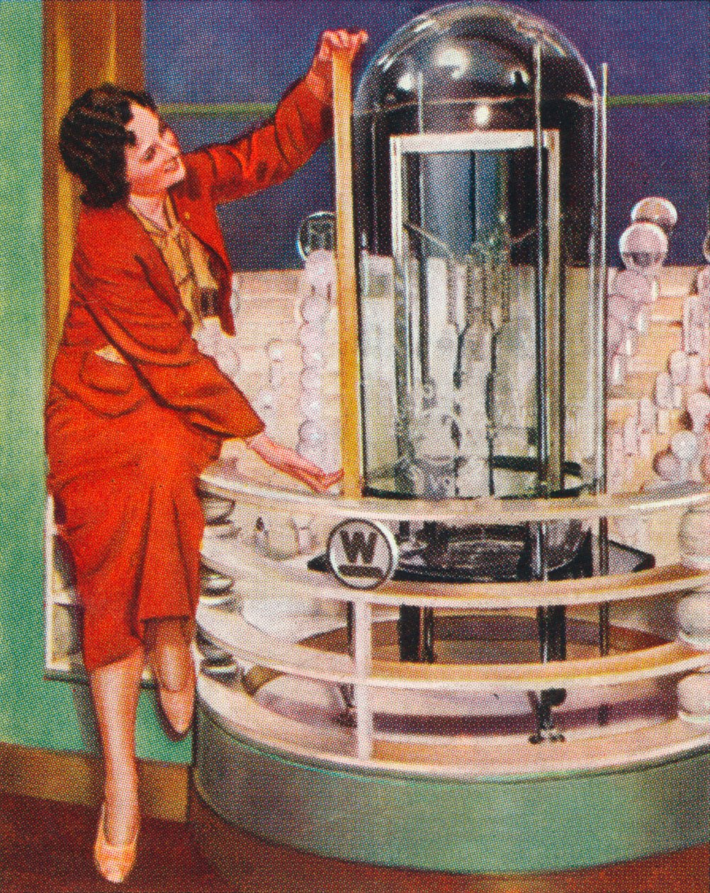Gigantisk elektrisk lampe, 1938 av Unbekannt
