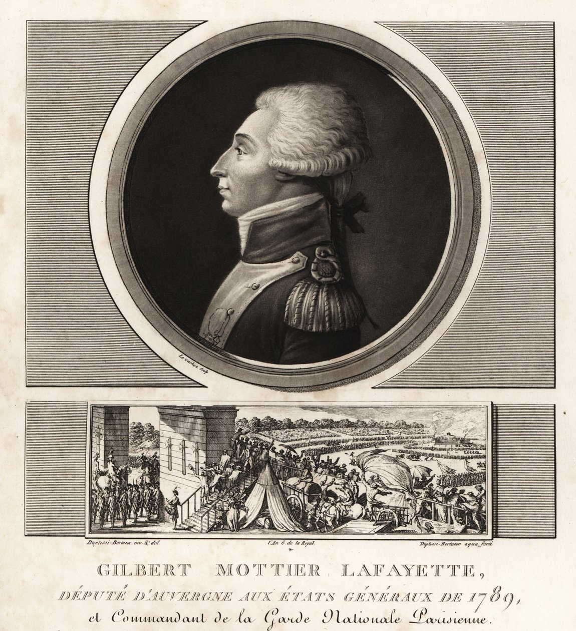 Gilbert Mottier Lafayette, stedfortreder for Augergne til Etats Generaux av Unbekannt