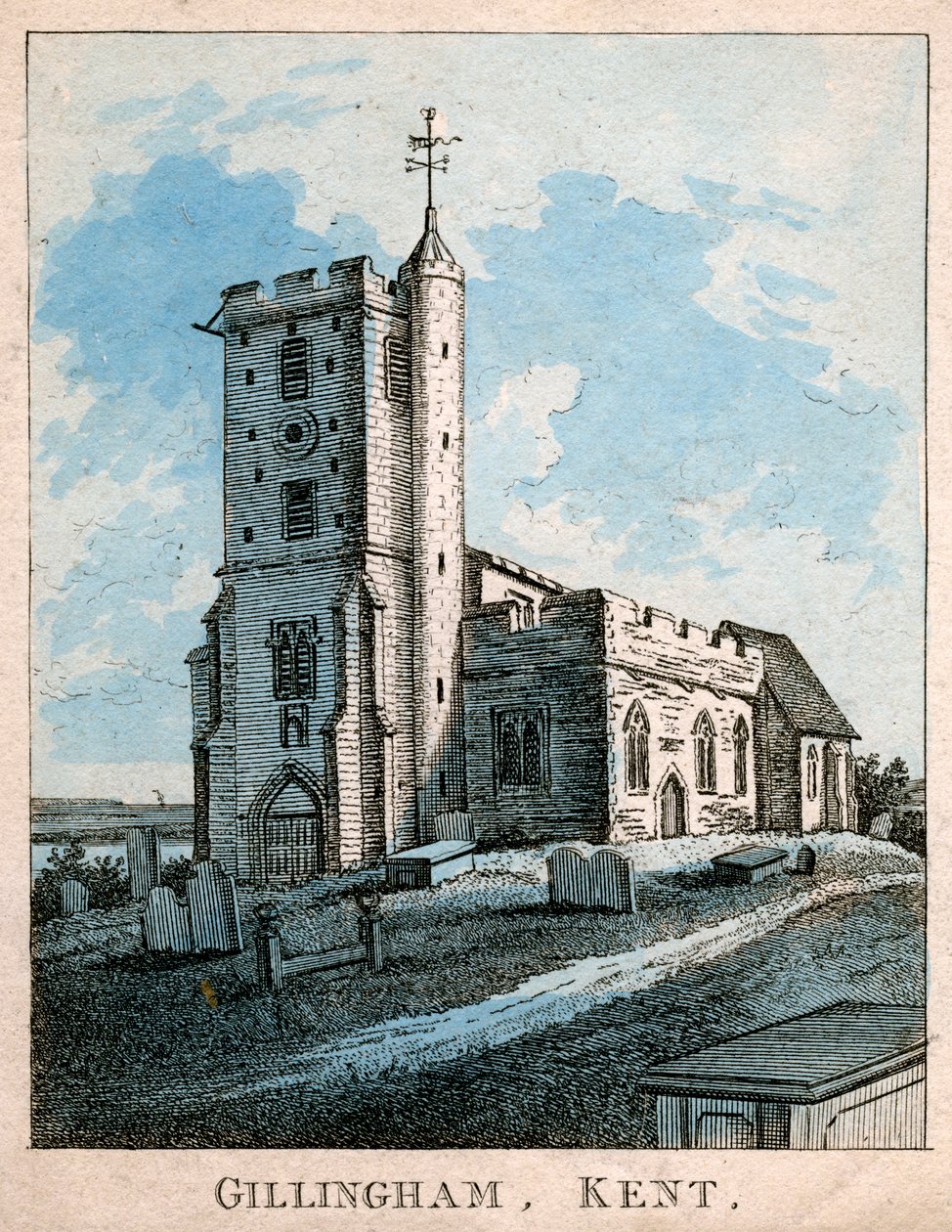 Gillingham, Kent, England, 1800-tallet av Unbekannt