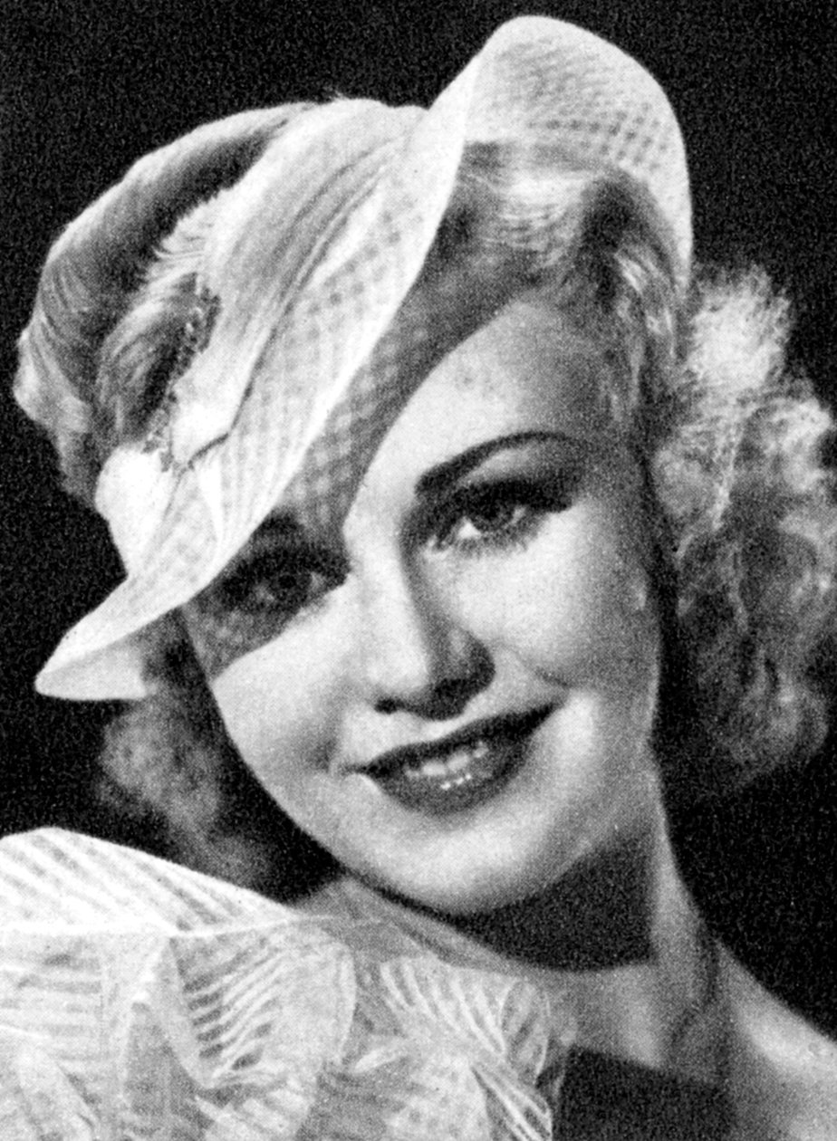 Ginger Rogers , amerikansk skuespillerinne, 1934-1935 av Unbekannt