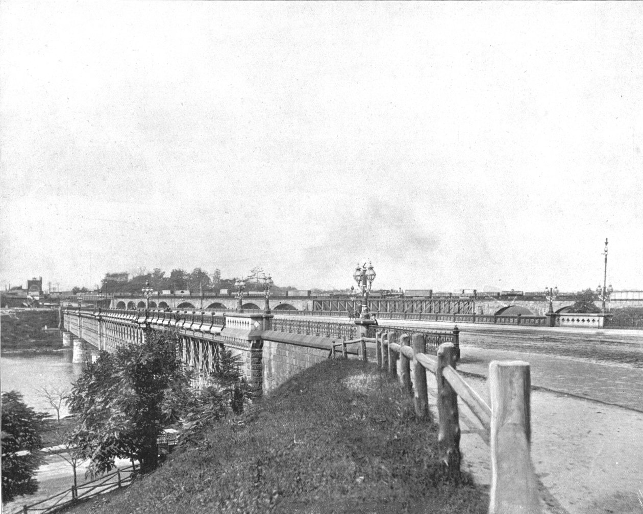 Girard Avenue Bridge, Philadelphia, USA, c1900. av Unbekannt