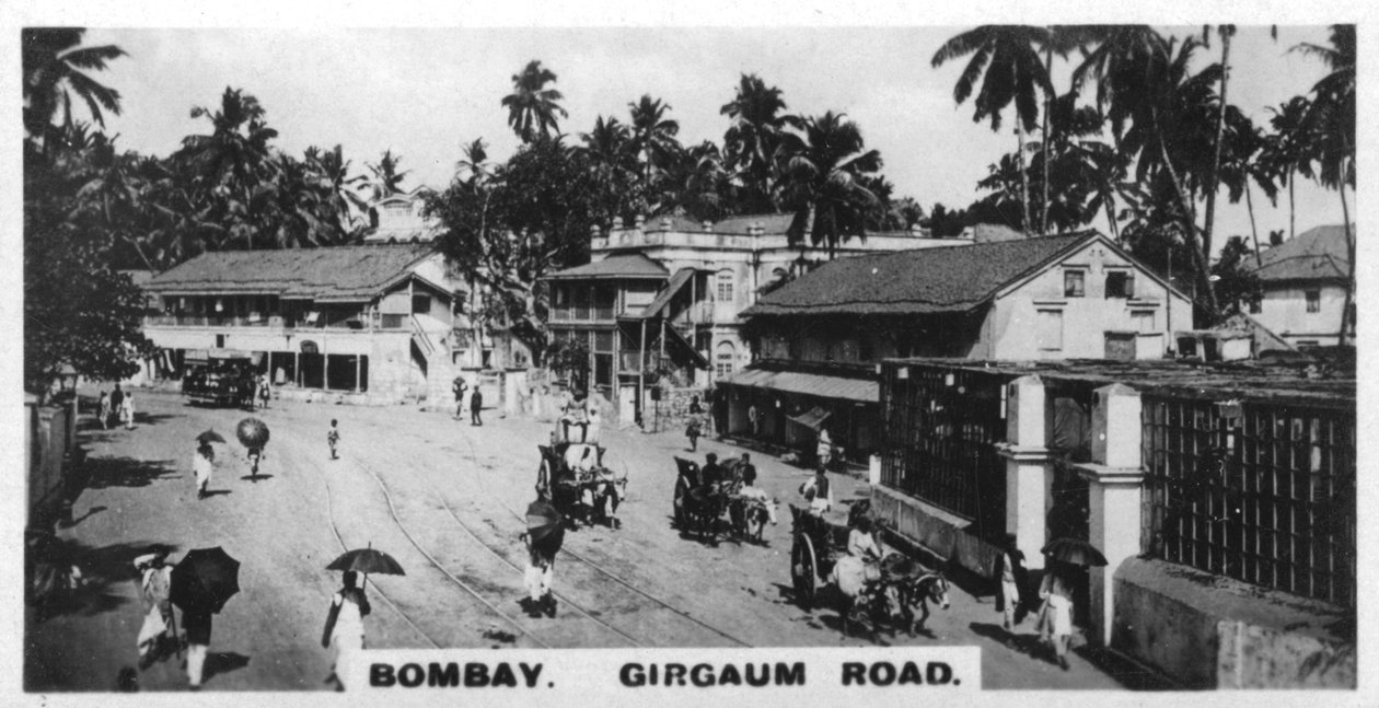 Girgaum Road, Bombay, India, c1925 av Unbekannt
