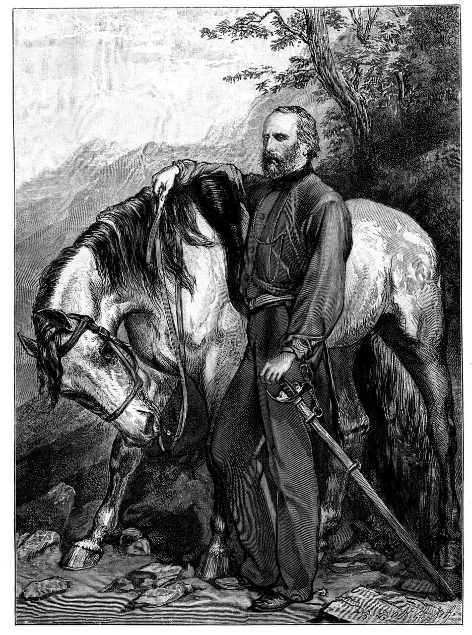 Giuseppe Garibaldi, italiensk patriot og soldat fra Risorgimento, 1900 av Unbekannt