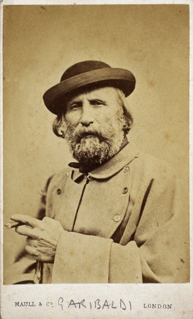 Giuseppe Garibaldi , italiensk revolusjonær av Unbekannt