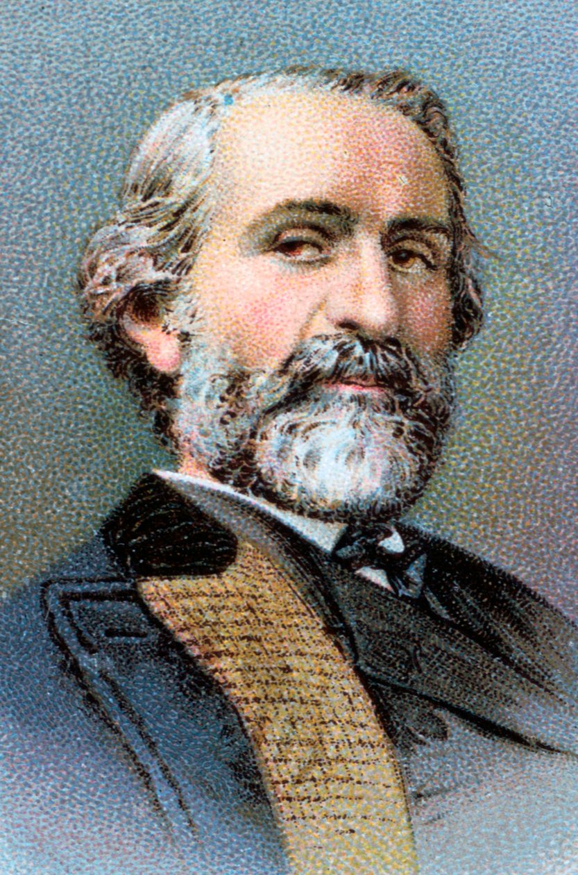 Giuseppe Verdi , italiensk komponist fra 1800-tallet, 1914 av Unbekannt