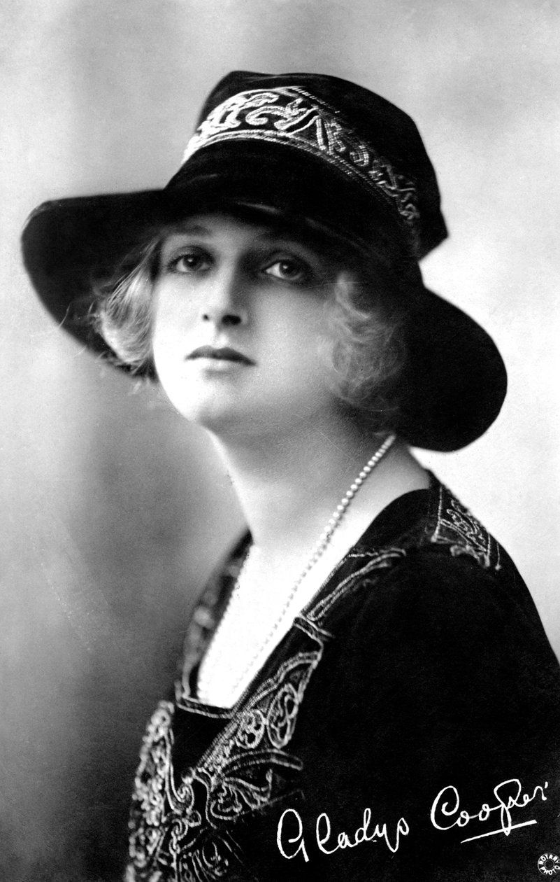 Gladys Cooper 1888-1971, engelsk skuespillerinne, 1900-tallet av Unbekannt