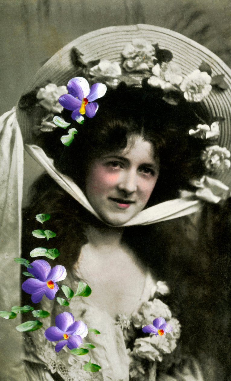 Gladys Huxley , skuespillerinne, 1908 av Unbekannt