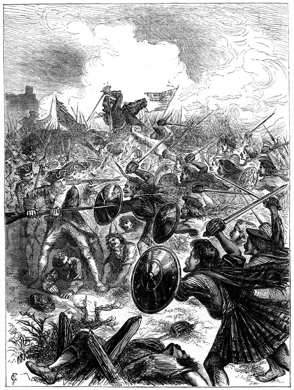 Glengarrys charge, 1700-tallet 1800-tallet av Unbekannt
