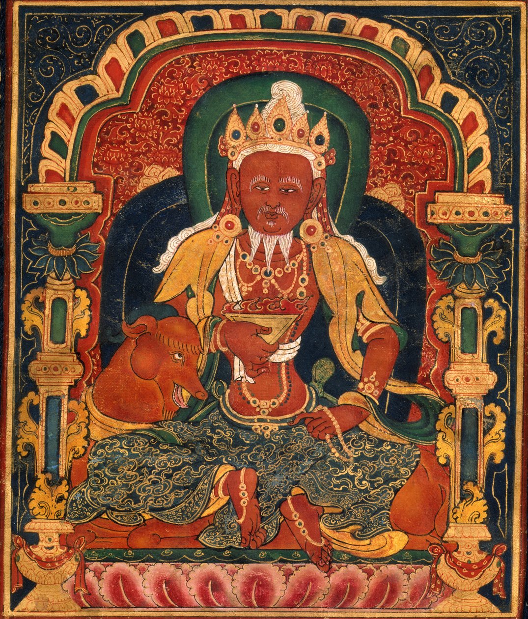 Ildguden, Agni, av Medisin Buddha Mandala av Unbekannt