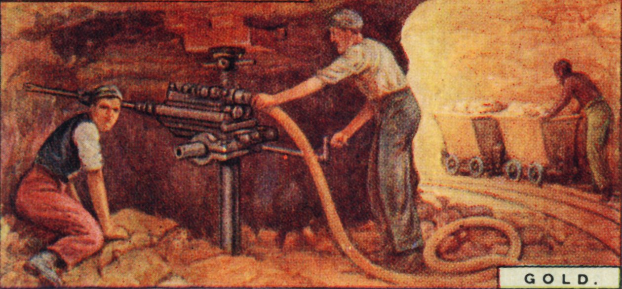 Gull. - Drilling Blast Holes, S. Africa, 1928 av Unbekannt