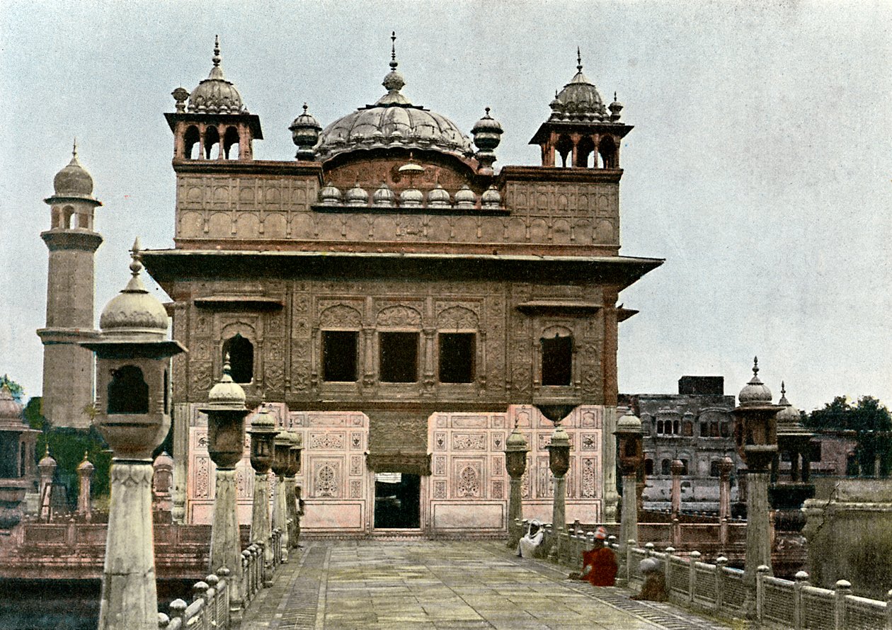 Golden Temple, Amritsar, Punjab, India, c1890 av Unbekannt