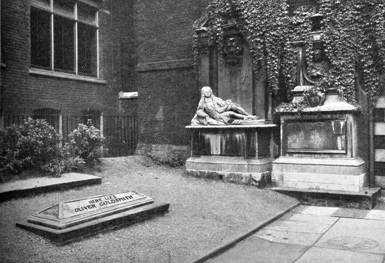 Goldsmiths Monument i tempelet, 1907 av Unbekannt