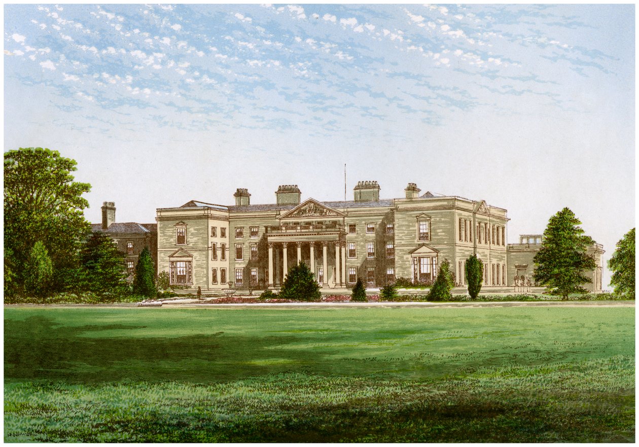 Gopsal Hall, Leicestershire, hjemmet til Lord Howe, c1880 av Unbekannt