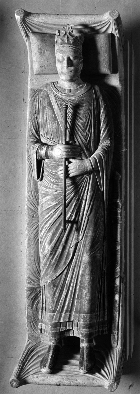 Gotisk kunst: Den liggende kong Henry II av England (1133-1189) i Fontevrault-klosteret (Fontevraud) (Maine et Loire) av Unbekannt