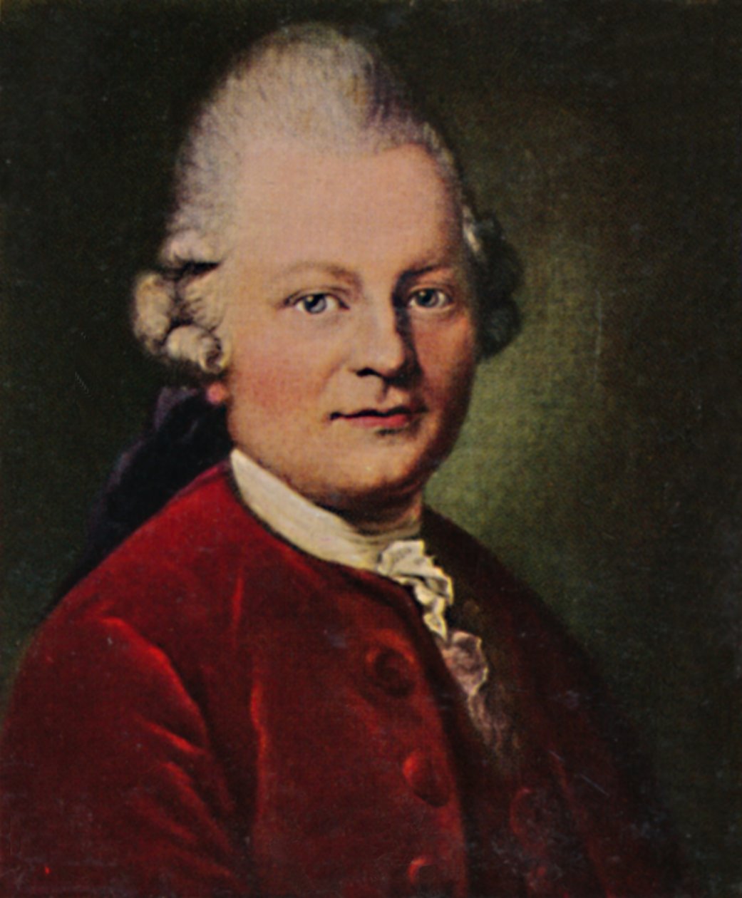 Gotthold Ephraim Lessing 1729-1781. - Maleri av Anton Graff, 1934. av Unbekannt