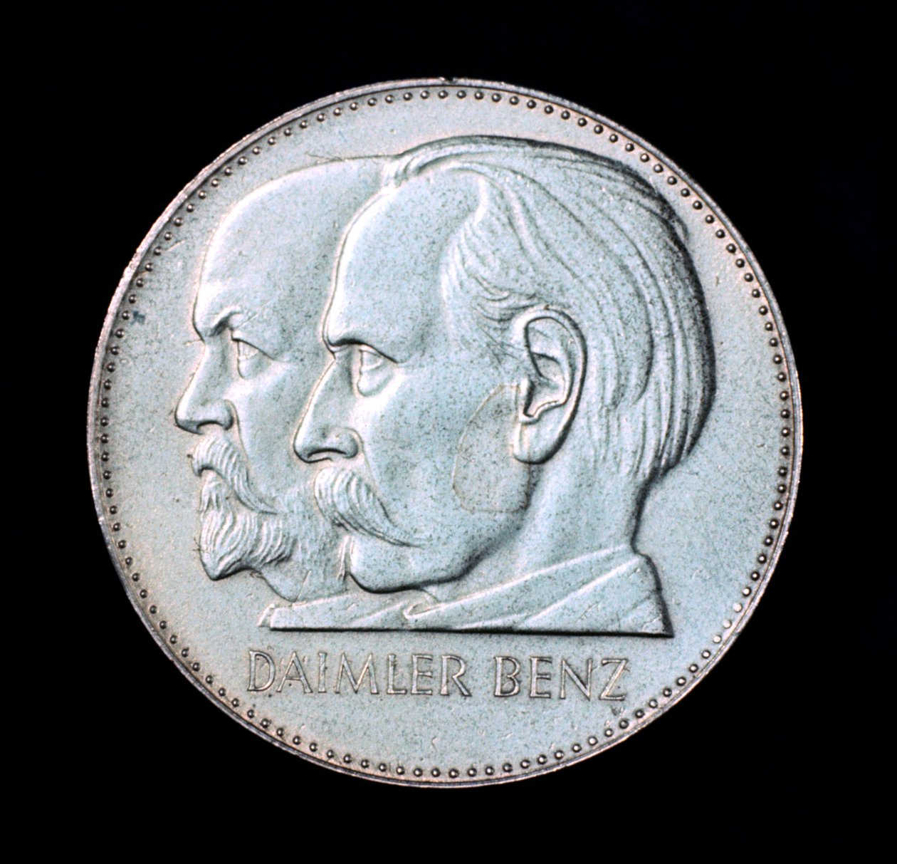 Gottlieb Daimler og Karl Benz, tyske bilindustripionerer, 1961 av Unbekannt