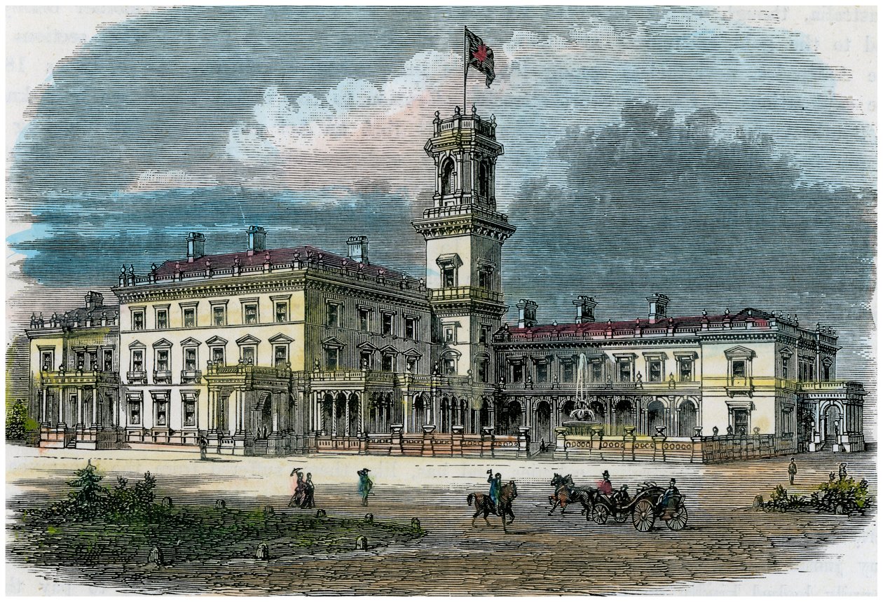 Government House, Melbourne, Victoria, Australia, c1880 av Unbekannt