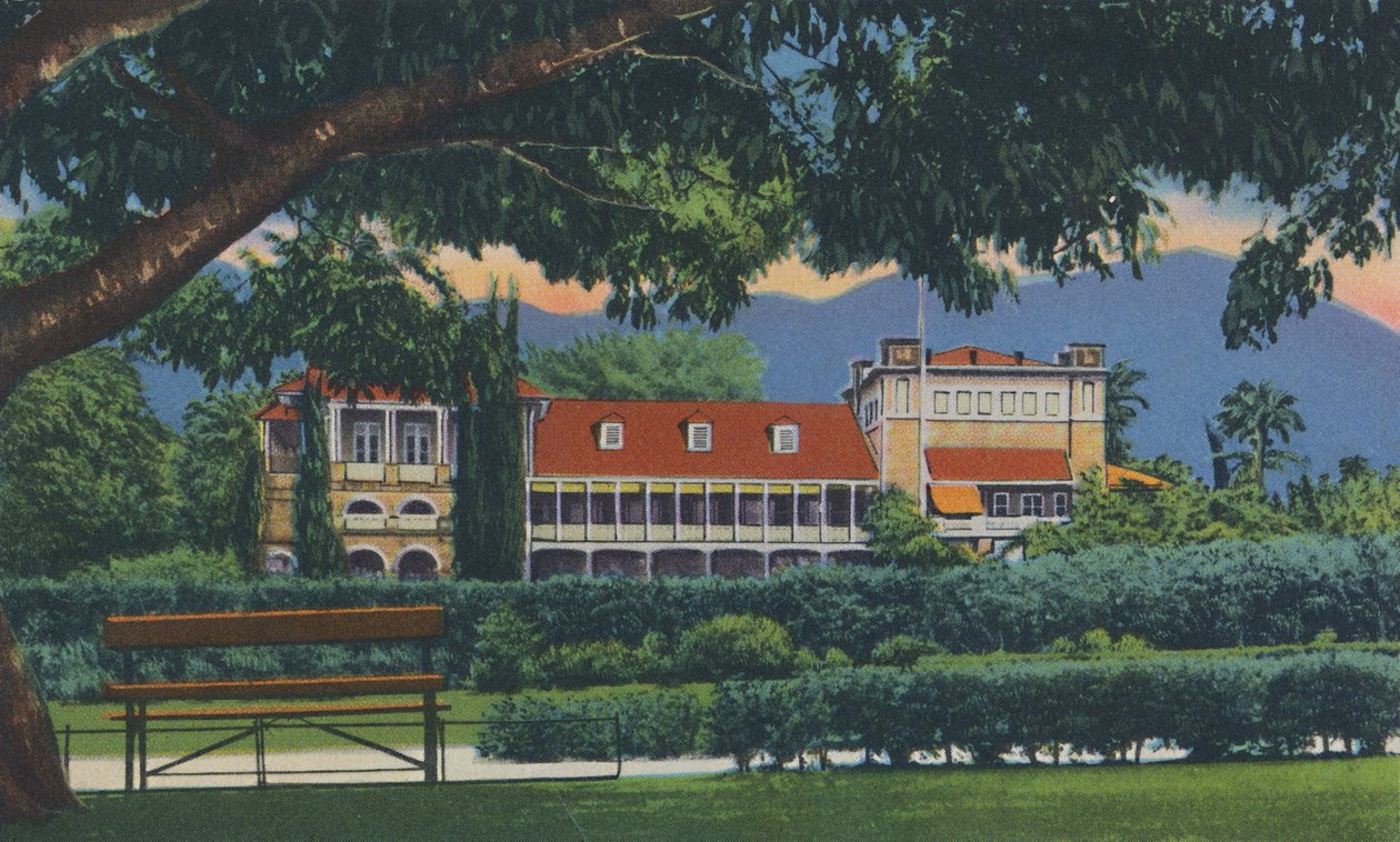 Governors Residence, Trinidad, BWI, c1940-tallet. av Unbekannt