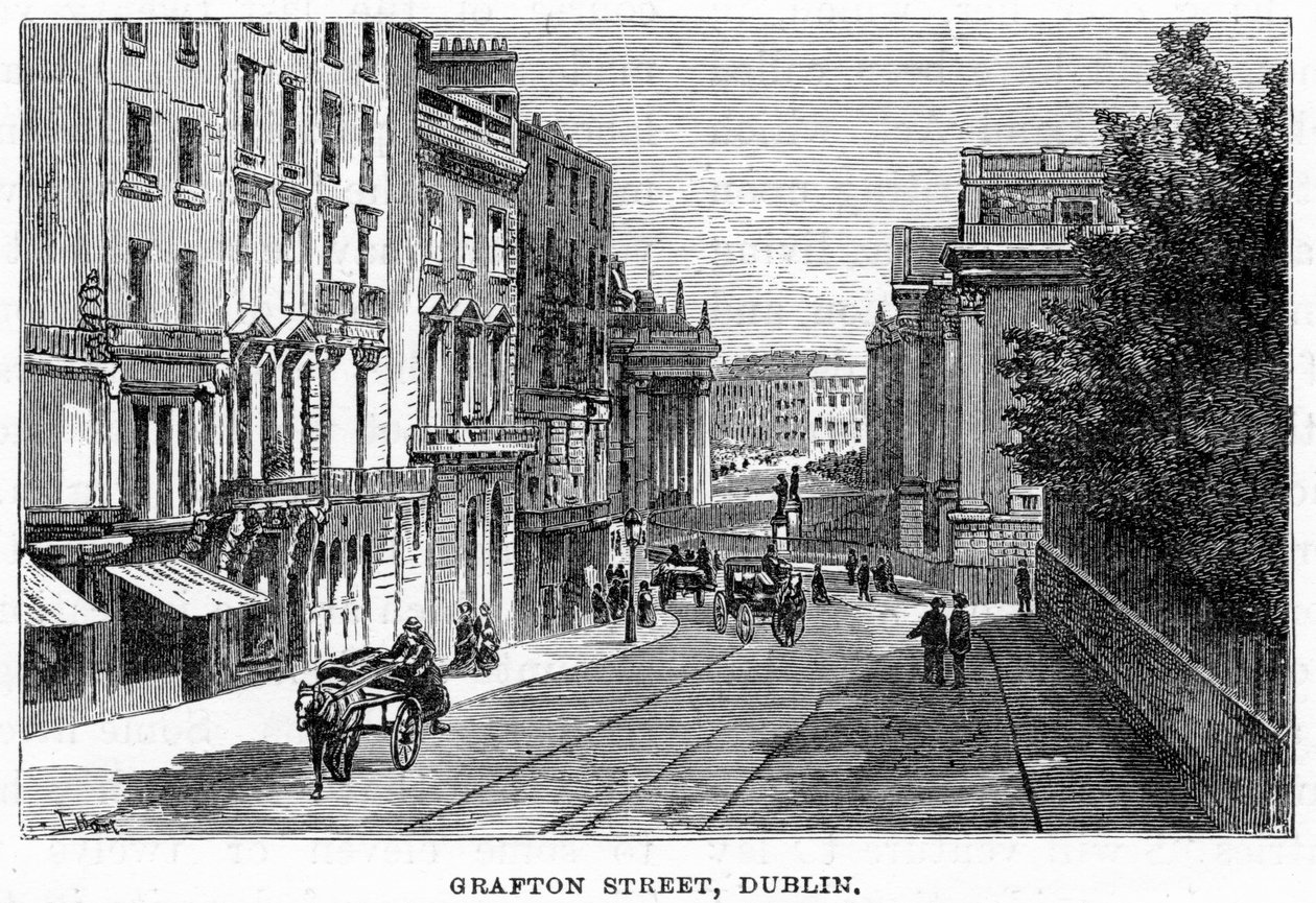 Grafton Street, Dublin, 1800-tallet av Unbekannt