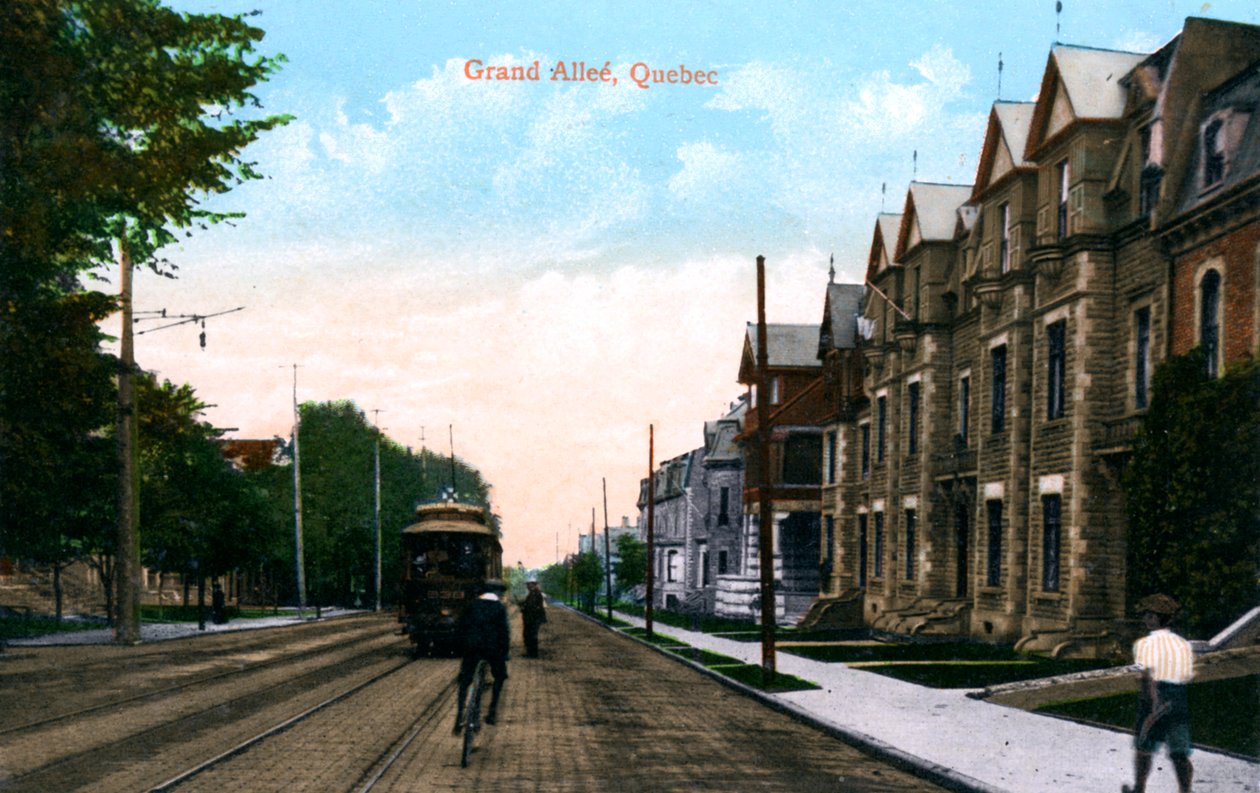 Grand Allee, Quebec, 20. århundre av Unbekannt