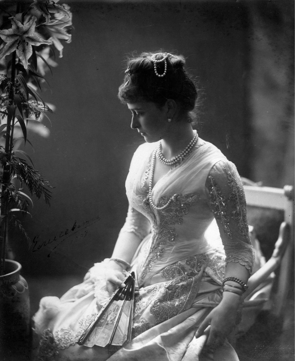 Storhertuginne Elizabeth Feodorovna av Russland, slutten av 1700- og begynnelsen av 1800-tallet av Unbekannt