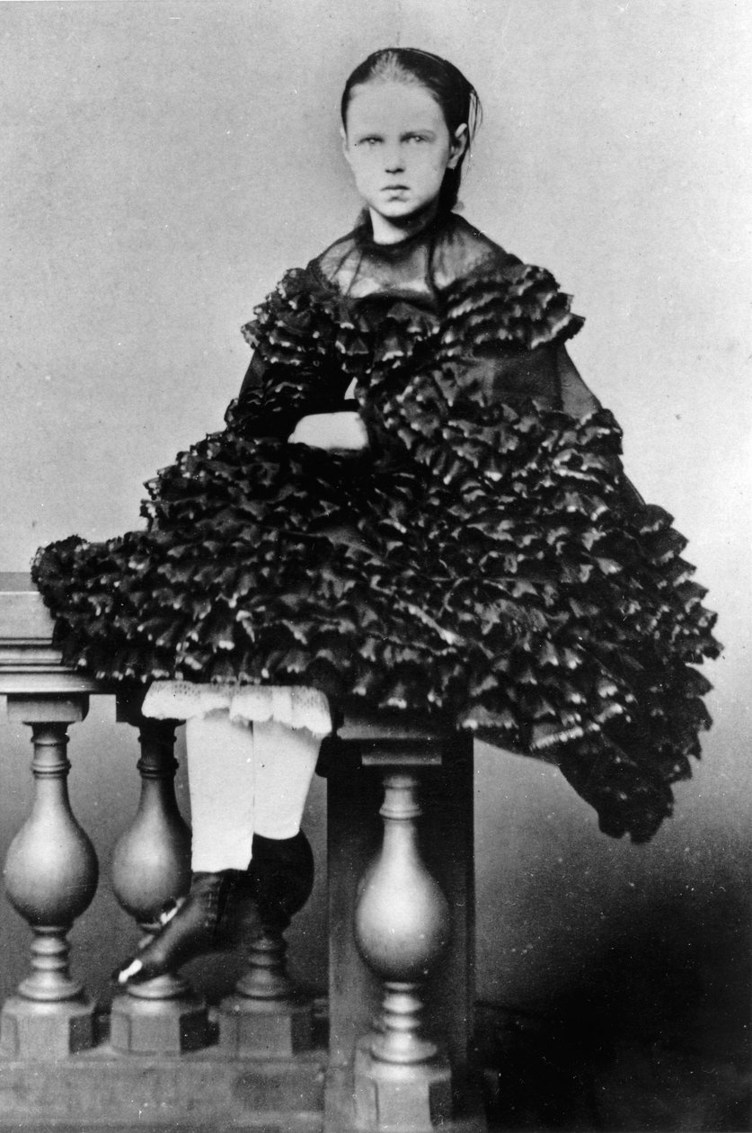 Storhertuginne Maria Alexandrovna av Russland, c1860-c1862 av Unbekannt
